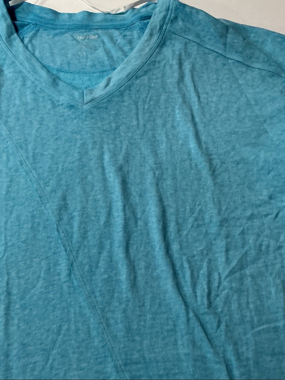 Calvin Klein Performance Turquoise Muscle Tee - Picture 5 of 14